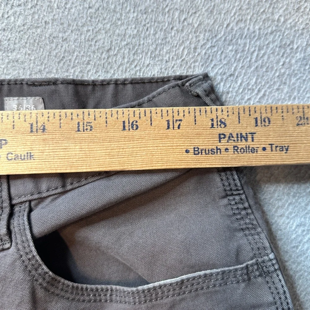 Ariat M4 Pants Mens 36x36 Grey Rebar Relaxed Straight Tough Canvas Utility Work
